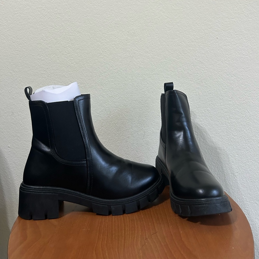 Fashion Nova Black Ankle Boots